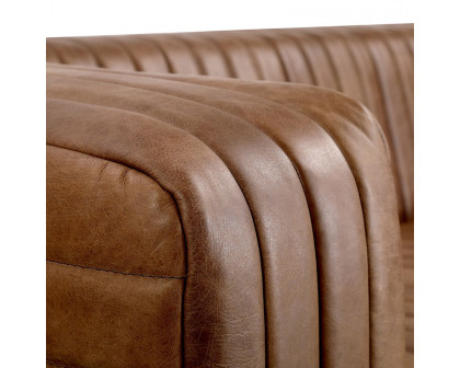 Moe's Castle Sofa - Light Brown