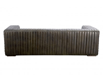 Moe's Castle Sofa - Charred Olive