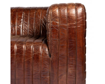 Moe's Castle Sofa - Dark Brown