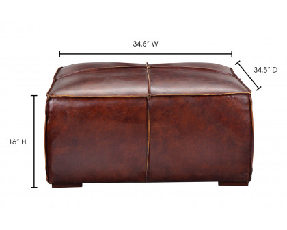 Moe's™ Kapa Ottoman - Brown