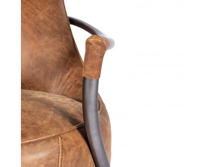 Moe's Carlisle Club Chair - Brown