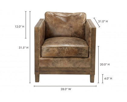 Moe's - Darlington Club Chair in Brown