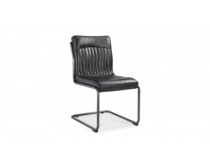 Moe's Ansel Industrial Dining Chair Set of 2 - Black