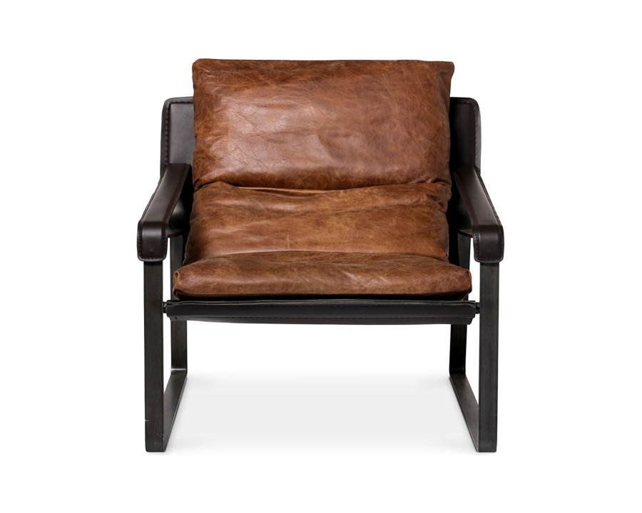 Moe's Connor Club Chair - Cappuccino