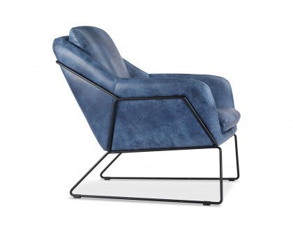 Moe's Greer Club Chair - Dark Blue