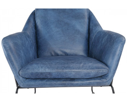 Moe's Greer Club Chair - Dark Blue