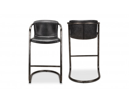 Moe's - Freeman Industrial Bar Stool Set of 2