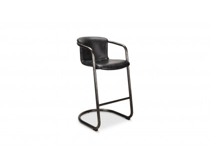 Moe's Freeman Industrial Bar Stool Set of 2 - Black