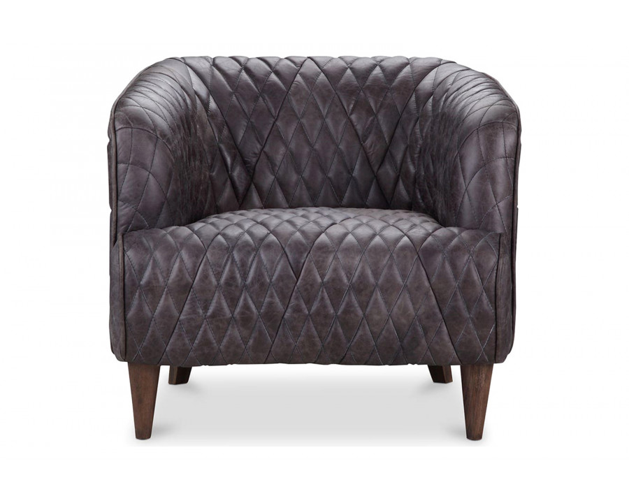 Moe's Magdelan Tufted Leather Armchair - Ebony