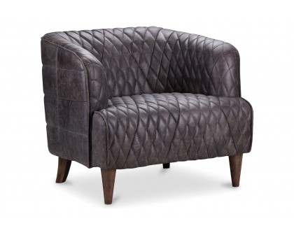 Moe's Magdelan Tufted Leather Armchair - Ebony