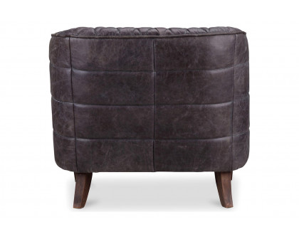 Moe's Magdelan Tufted Leather Armchair - Ebony