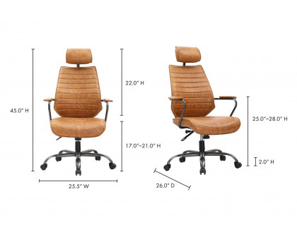 Moe's Executive Office Chair - Orange