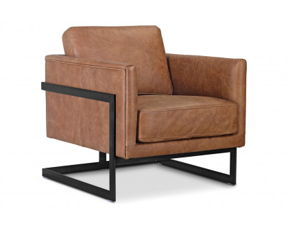 Moe's Luxley Club Chair - Cappuccino