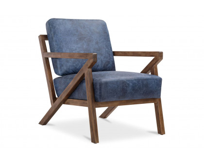 Moe's Drexel Armchair - Dark Blue