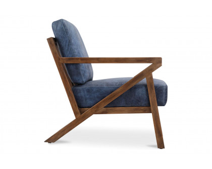 Moe's Drexel Armchair - Dark Blue