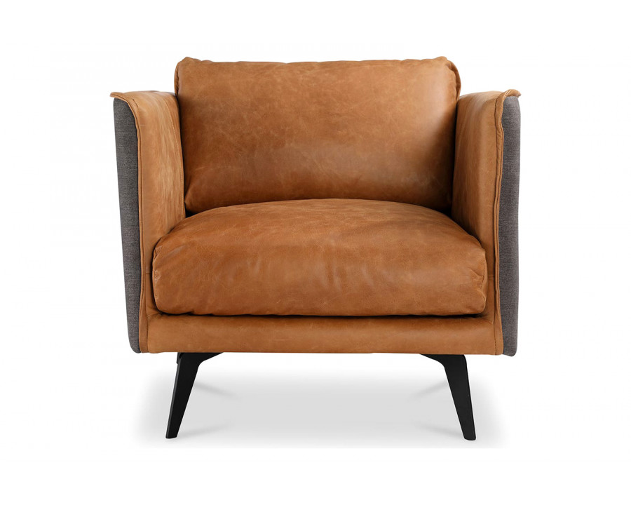 Moe's - Messina Leather Armchair in Brown