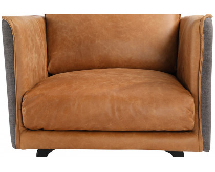 Moe's - Messina Leather Armchair in Brown