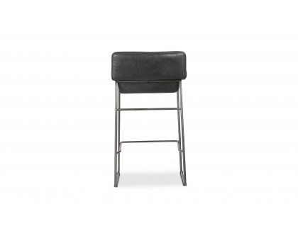 Moe's Starlet Contemporary Counter Stool Set of 2 - Black