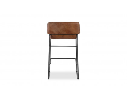 Moe's Starlet Contemporary Counter Stool Set of 2 - Cappuccino