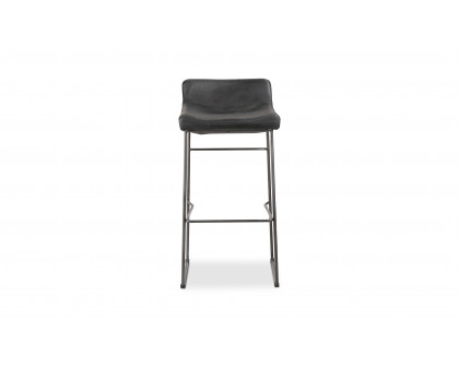 Moe's Starlet Contemporary Barstool Set of 2 - Black