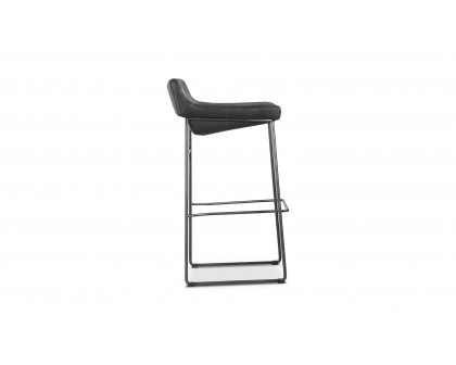 Moe's Starlet Contemporary Barstool Set of 2 - Black