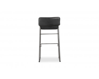 Moe's Starlet Contemporary Barstool Set of 2 - Black