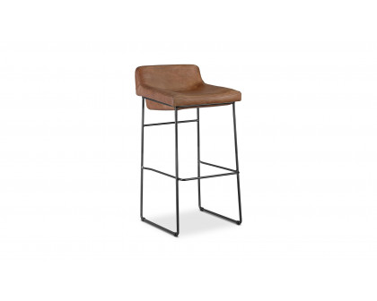 Moe's Starlet Contemporary Barstool Set of 2 - Cappuccino