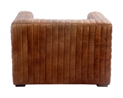 Moe's Castle Chair - Open Road Brown