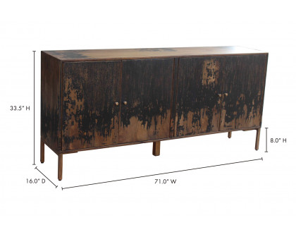 Moe's Artists Sideboard - Black, Large