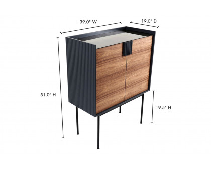 Moe's™ Yasmin Bar Cabinet - Brown