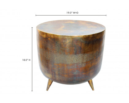 Moe's - Kettel Accent Table in Brass