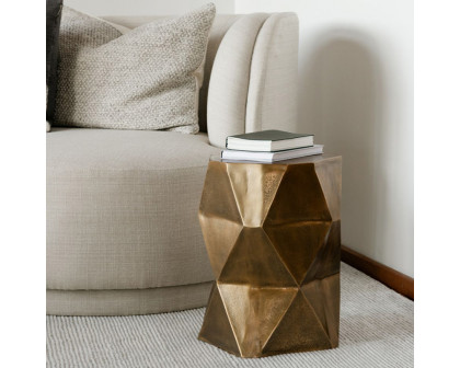 Moe's - Quintus Accent Table in Brass