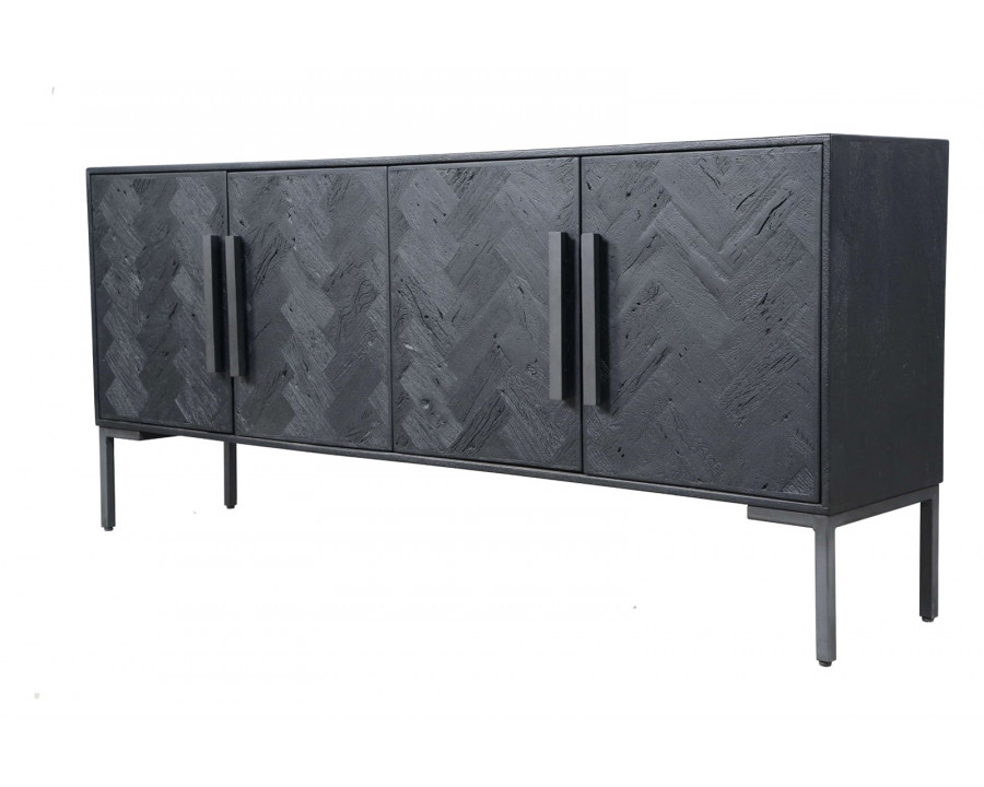 Moe's - Fishbone Sideboard in Black