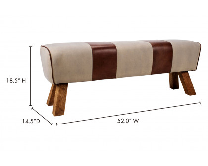 Moe's - Pommel Bench in Brown