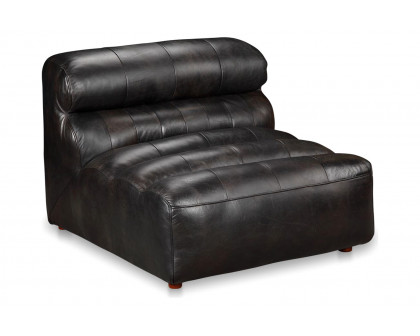 Moe's™ Ramsay Leather Slipper Chair - Antique