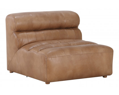 Moe's™ Ramsay Leather Slipper Chair - Tan