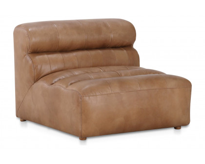 Moe's™ Ramsay Leather Slipper Chair - Tan