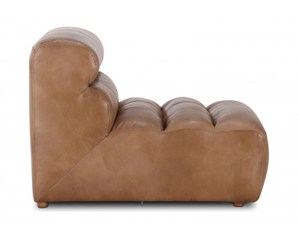 Moe's™ Ramsay Leather Slipper Chair - Tan