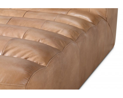 Moe's™ Ramsay Leather Chaise - Tan