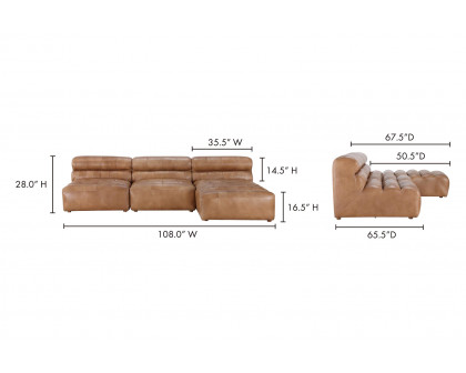 Moe's Ramsay Signature Modular Sectional - Tan