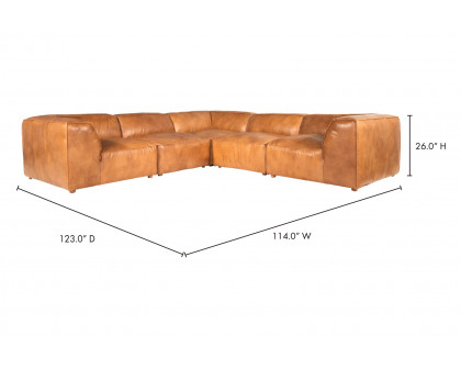 Moe's Luxe Classic L Modular Sectional - Tan