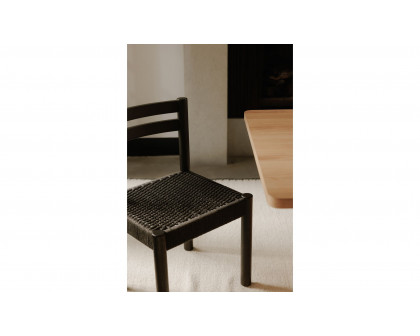 Moe's Finn Rustic Dining Chair Set of 2 - Black