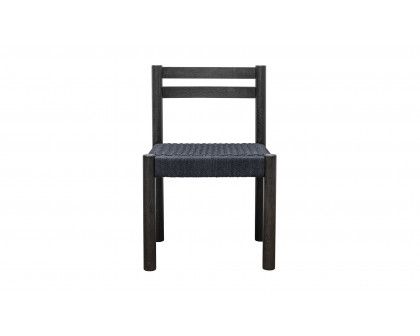 Moe's Finn Rustic Dining Chair Set of 2 - Black