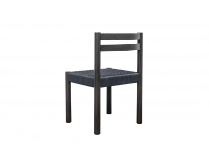 Moe's Finn Rustic Dining Chair Set of 2 - Black