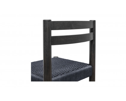 Moe's Finn Rustic Dining Chair Set of 2 - Black