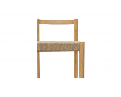 Moe's Finn Rustic Dining Chair Set of 2 - Natural