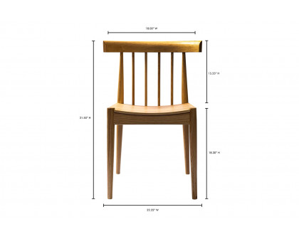 Moe's Day Dining Chair - Natural