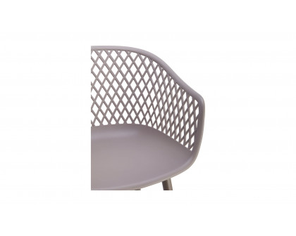 Moe's Piazza Contemporary Outdoor Chair Set of 2 - Gray