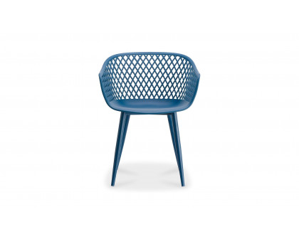 Moe's Piazza Contemporary Outdoor Chair Set of 2 - Blue