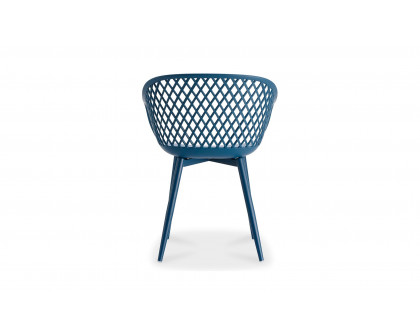 Moe's Piazza Contemporary Outdoor Chair Set of 2 - Blue